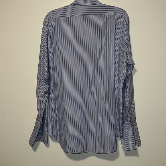 Mens Polo Ralph Lauren ANDREW style button shirt size 15.5 x 33 cufflink sleeve - Picture 6 of 6